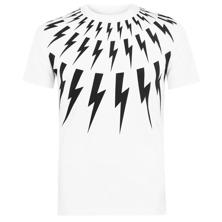 Lightning Bolt T Shirt - White