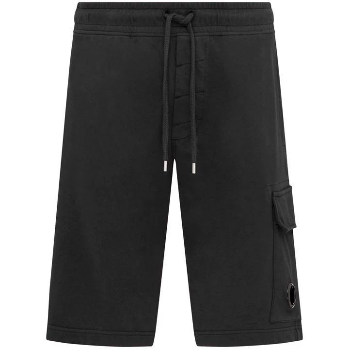 Lens Fleece Shorts - Black