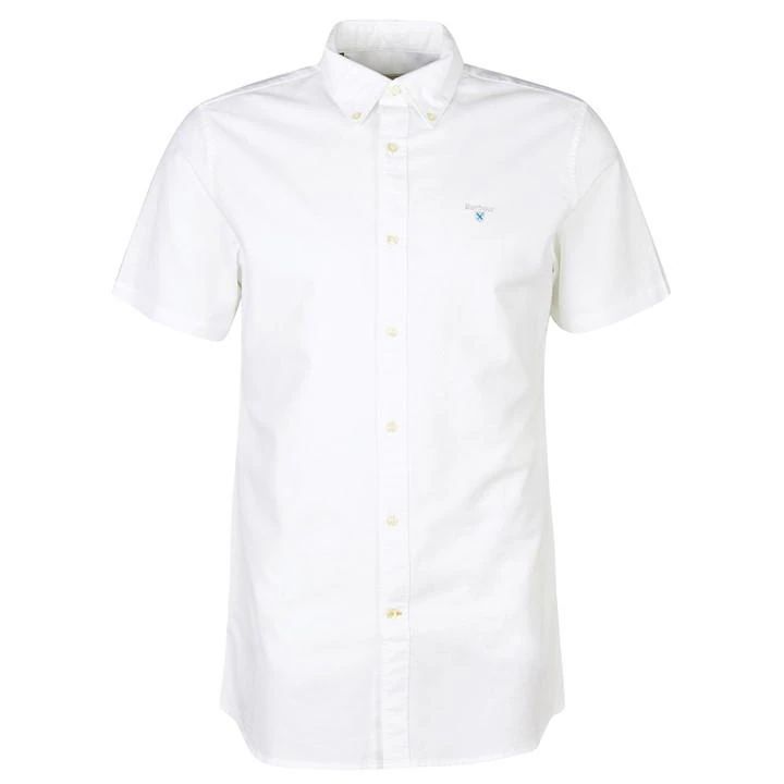 Oxford Short Sleeve Tailored Shirt - White