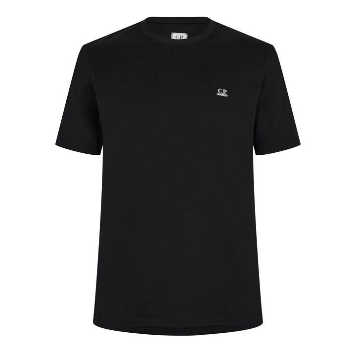 Short Sleeve Basic Logo T Shirt - Black