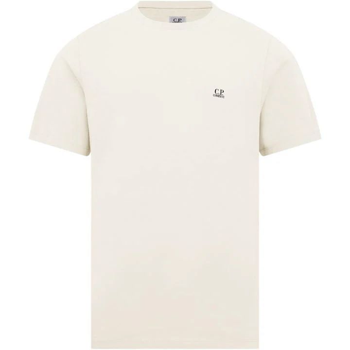 Reverse Goggle Print T Shirt - White