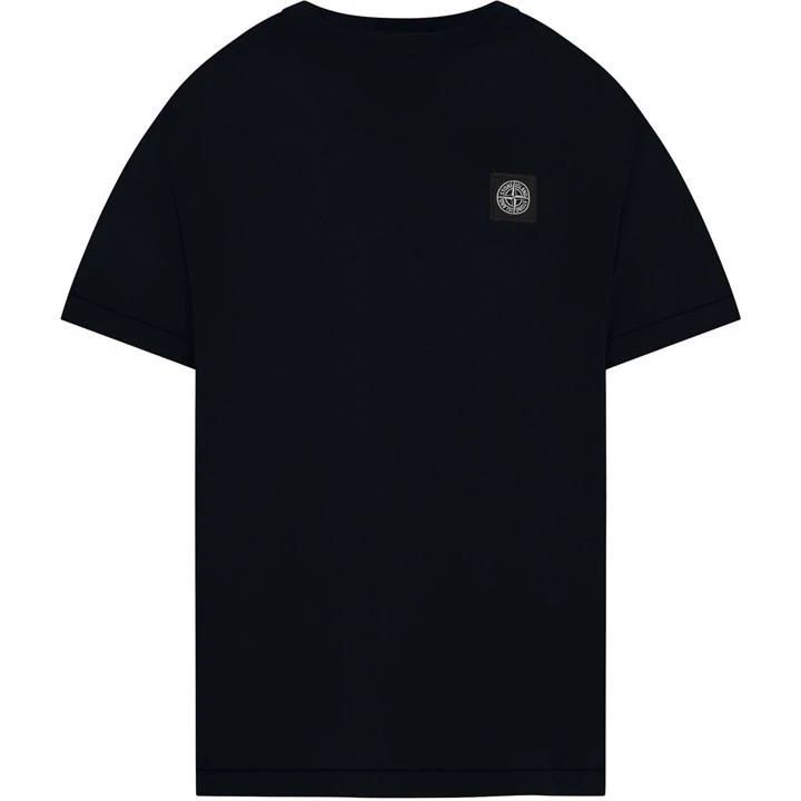 Patch Logo t Shirt - Blue