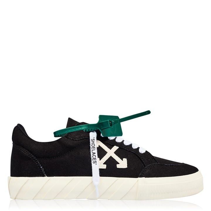 Low Vulcanised Canvas Trainers - Black