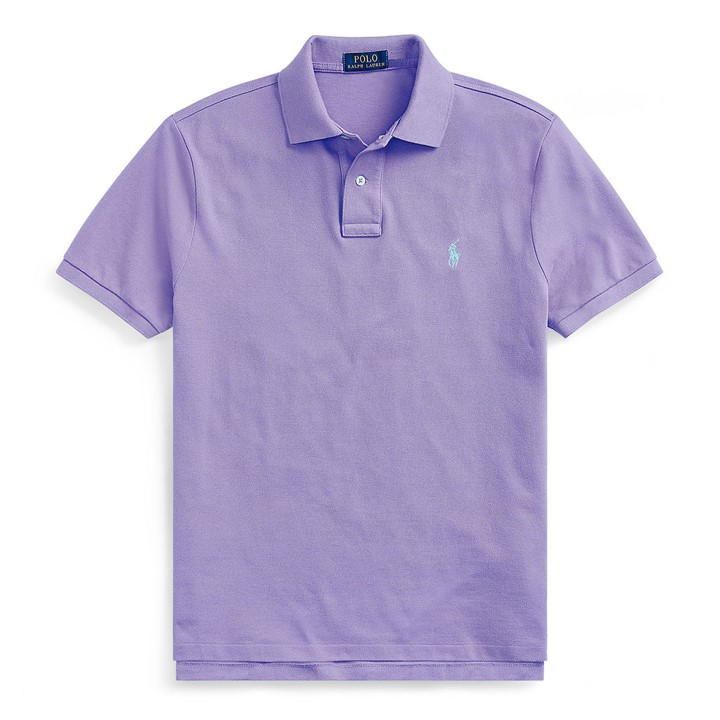 Custom Slim Fit Polo Shirt - Purple