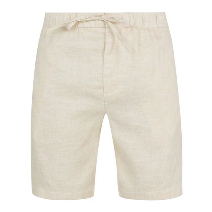 Linen Shorts - Grey