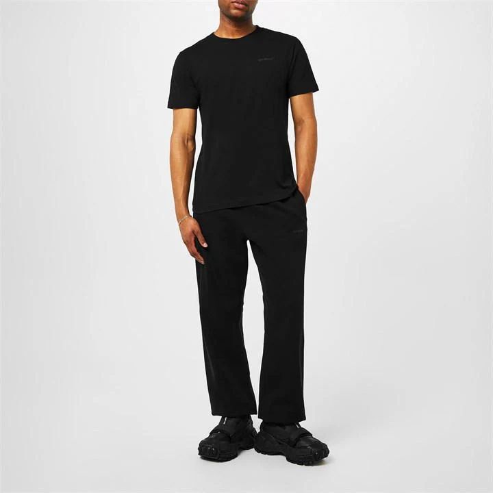 Diagonal Tab T Shirt - Black