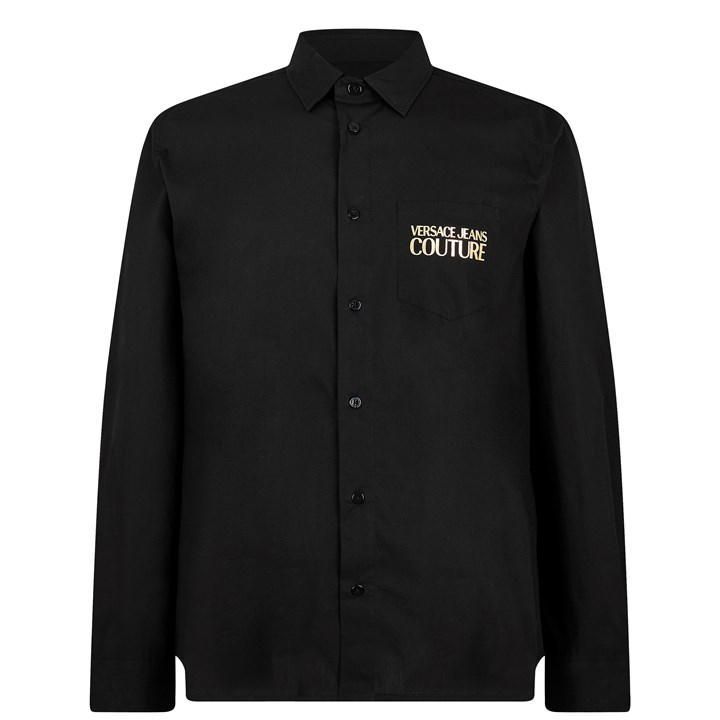 Logo Long Sleeve Shirt - Black