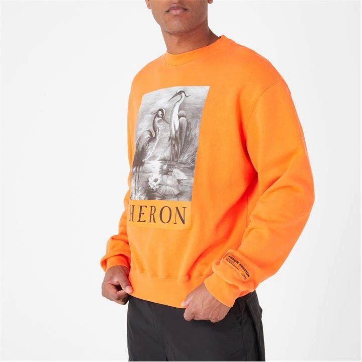 Heron Sweatshirt - Orange