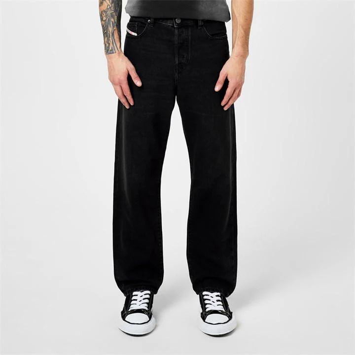D Viker Straight Jeans - Black