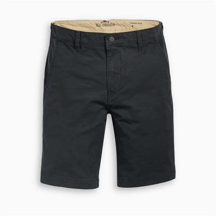 Tapered Chino Shorts - Black