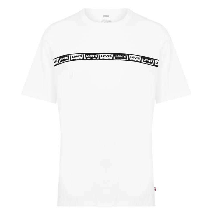 Levis Relaxed Taped T-Shirt Mens - White