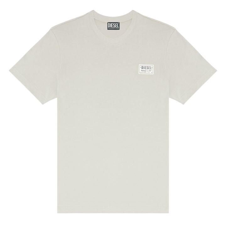 Diesel Patch Logo T-Shirt Mens - Grey