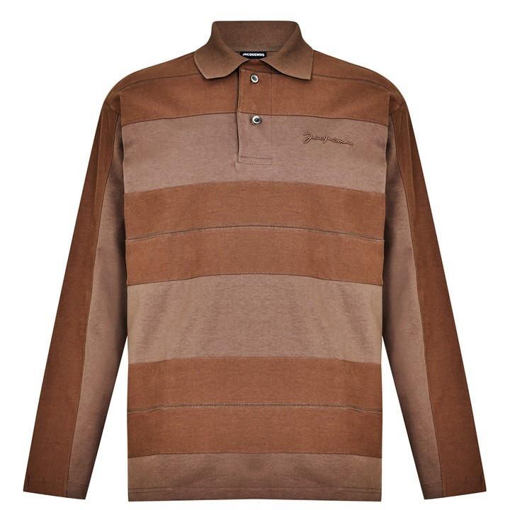 Le Polo Raye - Brown