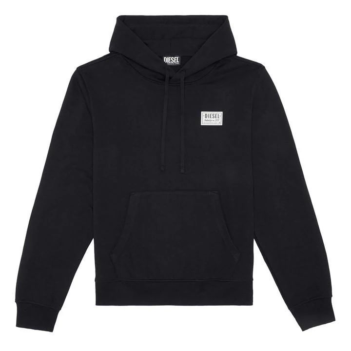 Diesel Patch Logo OTH Hoodie Mens - Black