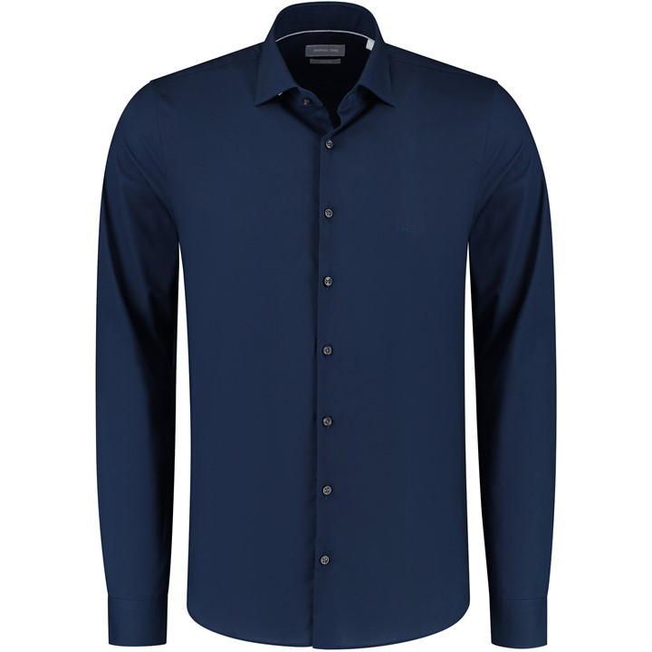 MK Parma Slim Fit Strech Shirt - Blue