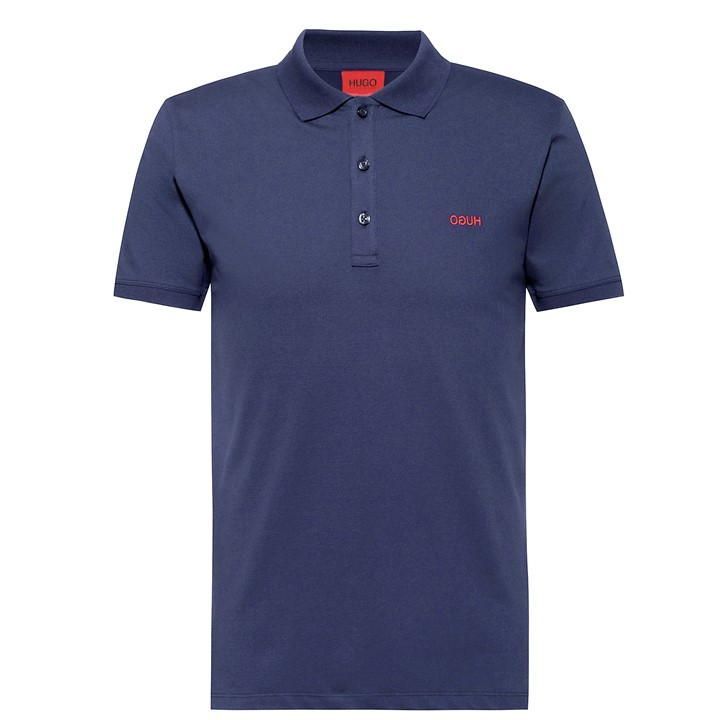 Dinos Short Sleeve Polo Shirt - Blue