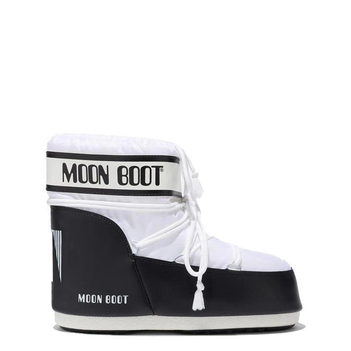 Icon Low Nylon Snow Boots - White