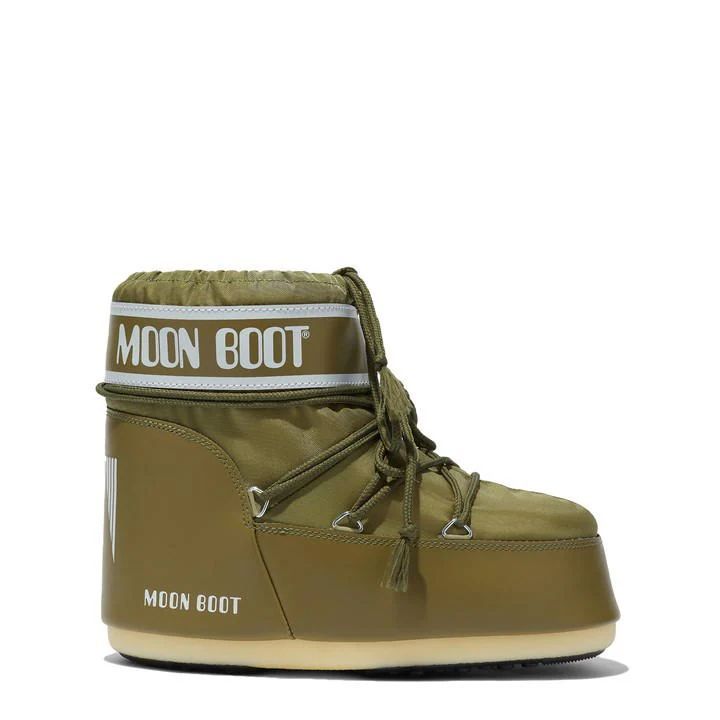Icon Low Nylon Snow Boots - Green