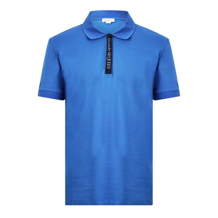 Tape Polo Shirt - Blue
