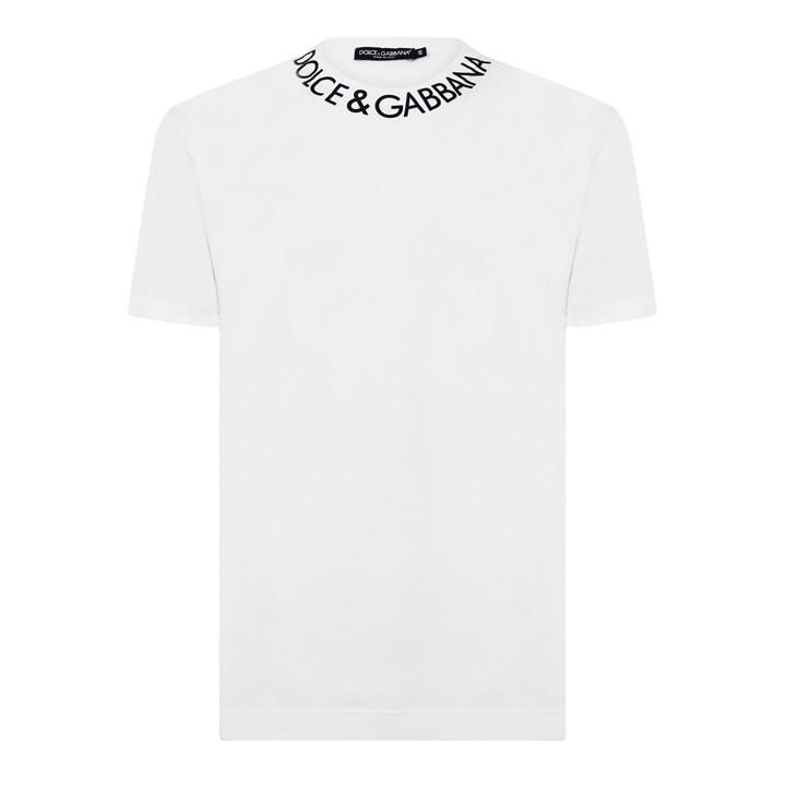 Logo Round Neck T-Shirt - White