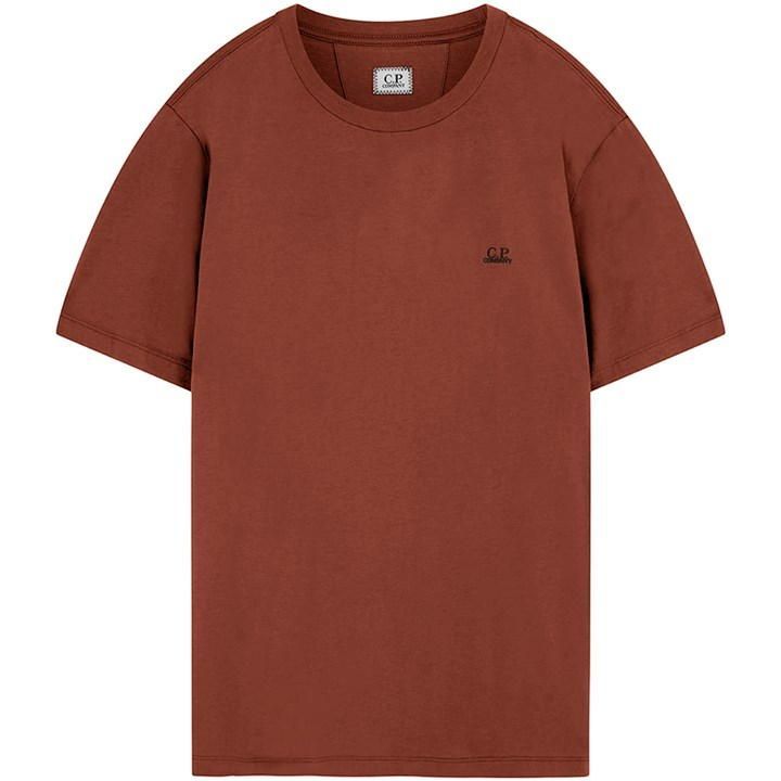 Short Sleeve Basic Logo T Shirt - Red