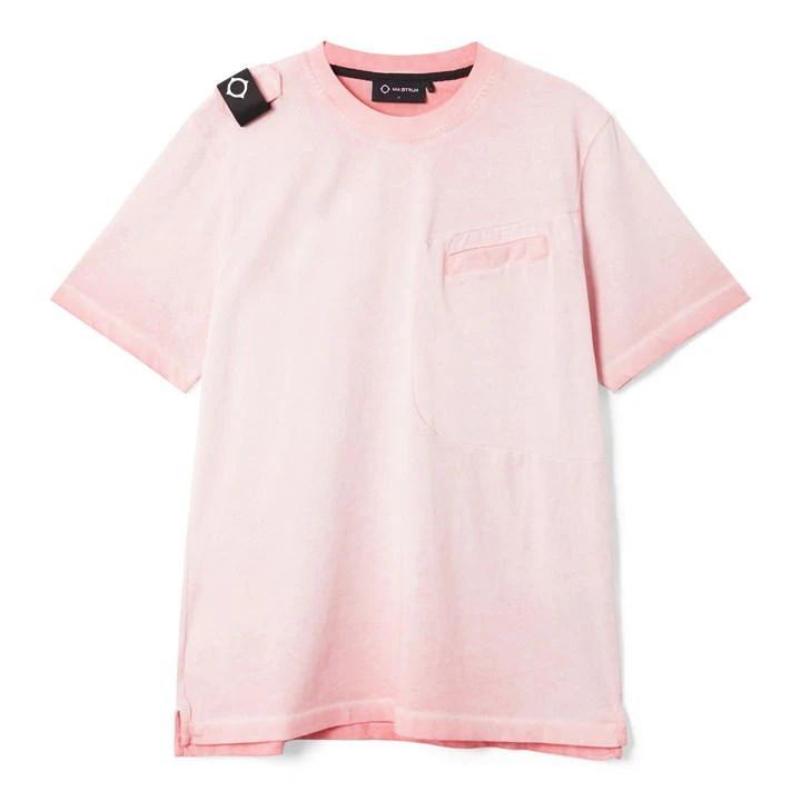 Oil Wash T-Shirt - Pink