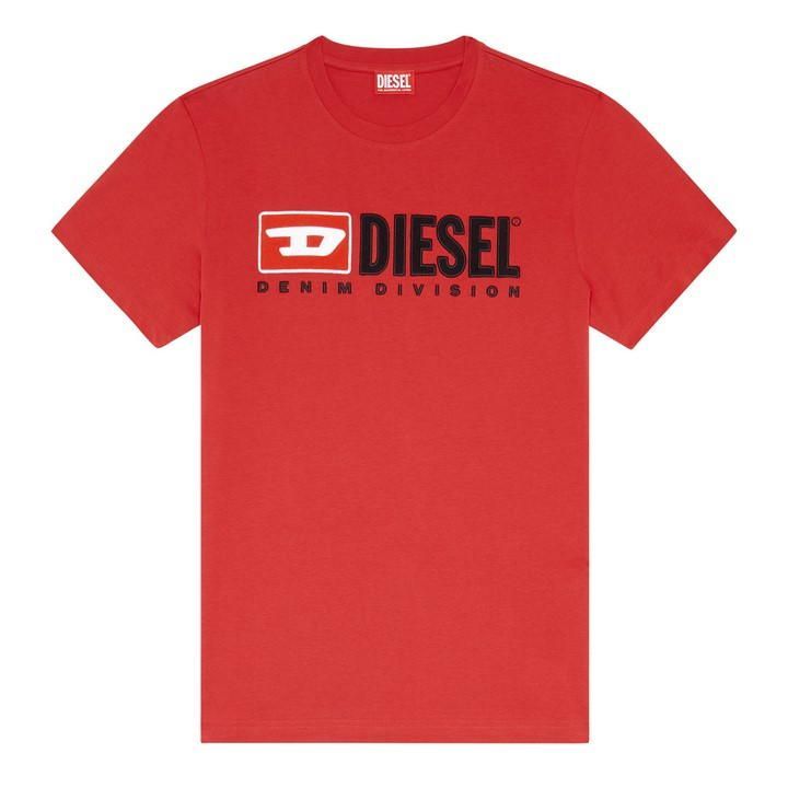 Diesel Denim Div Tee Sn32 - Red