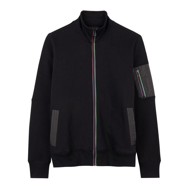 Loopback Fleece Jacket - Black