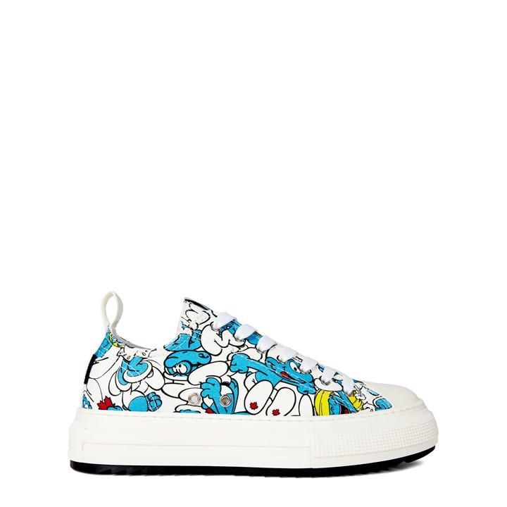 Smurf Crowd Trainers - White