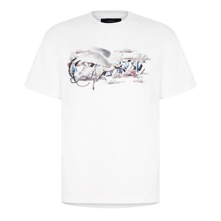 Pegasus Print T-Shirt - White