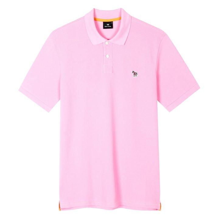 Zebra Regular Polo Shirt - Pink