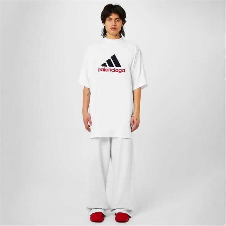 X Adidas Oversized Logo T-Shirt - White