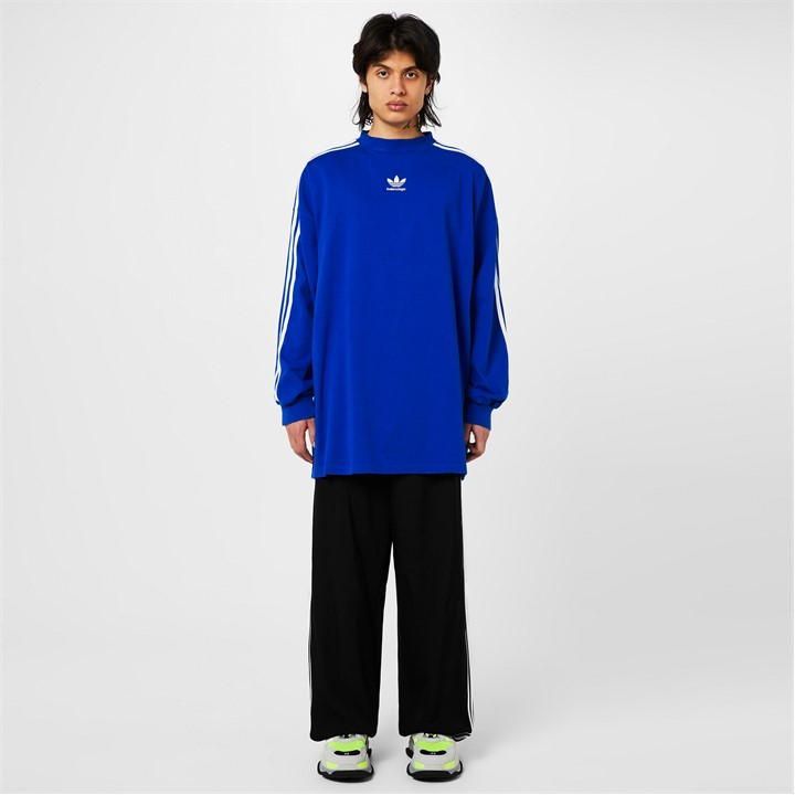 X Adidas Oversized Long Sleeve T-Shirt - Blue