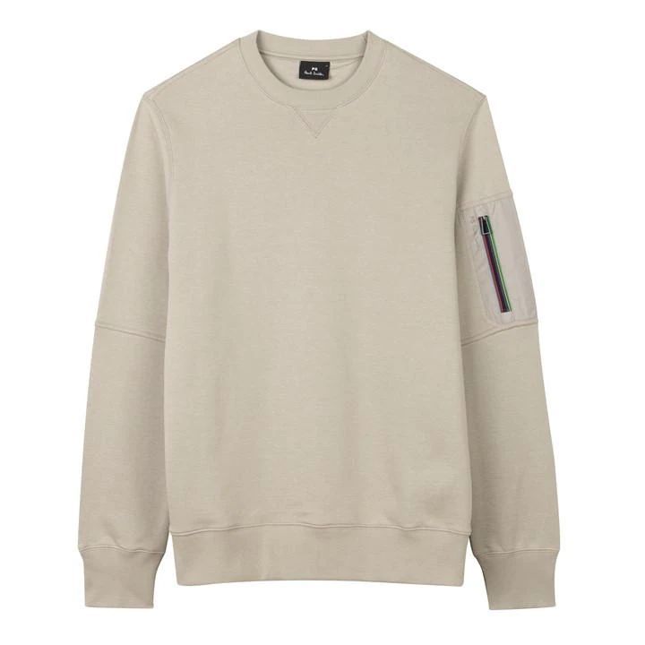Zip Pocket Sweatshirt - Grey