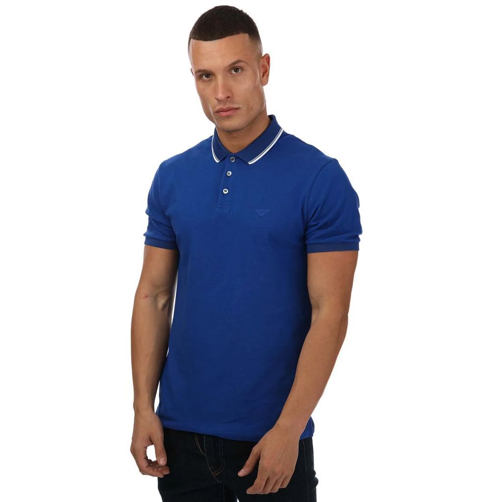 Mens Tipped Detail Polo Shirt