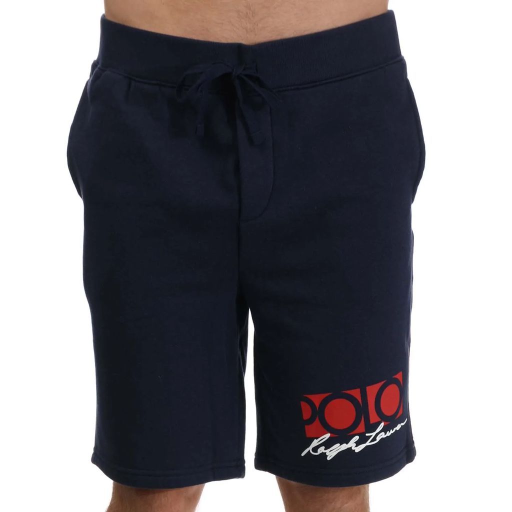 Mens 8 Inch Logo Fleece Shorts