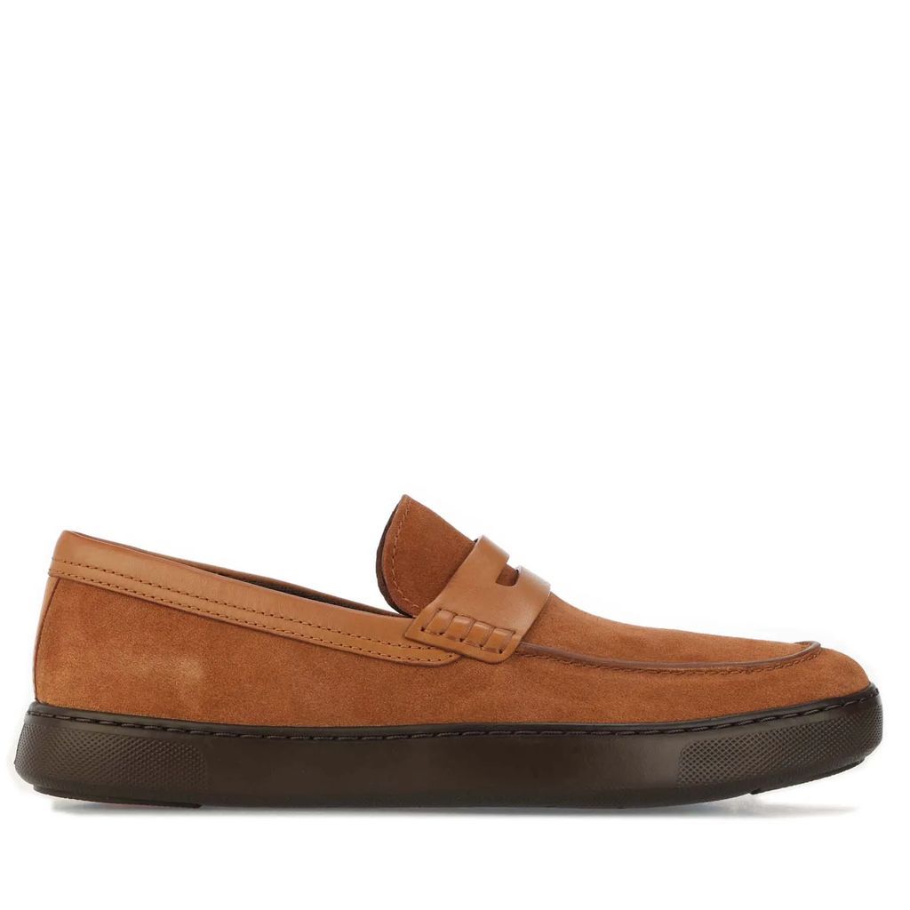 Mens Boston Suede Mix Penny Loafers
