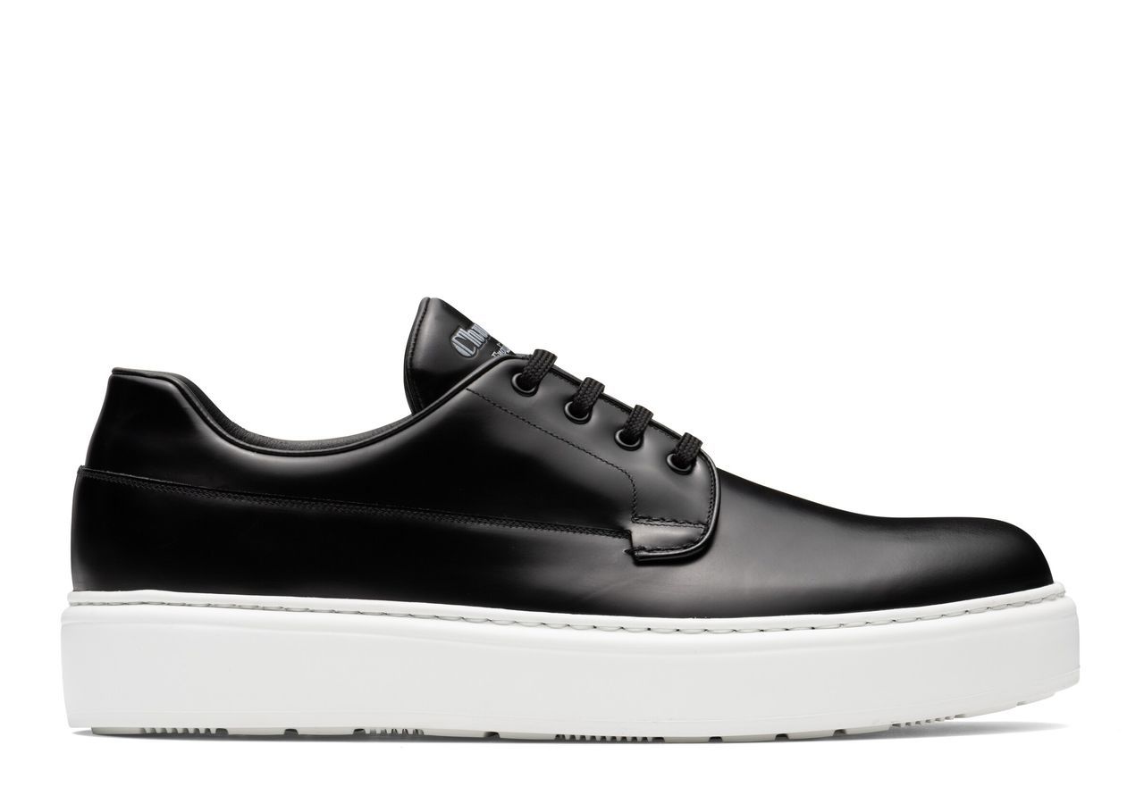 Rois Calf Sneaker Uomo Black & White Size 10, 5