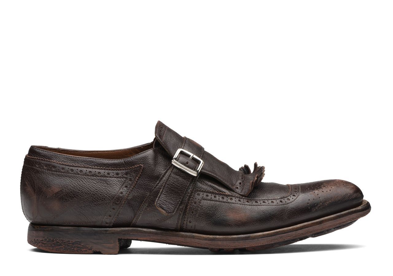 Glacè Calf Loafer Uomo Ebony Size 7