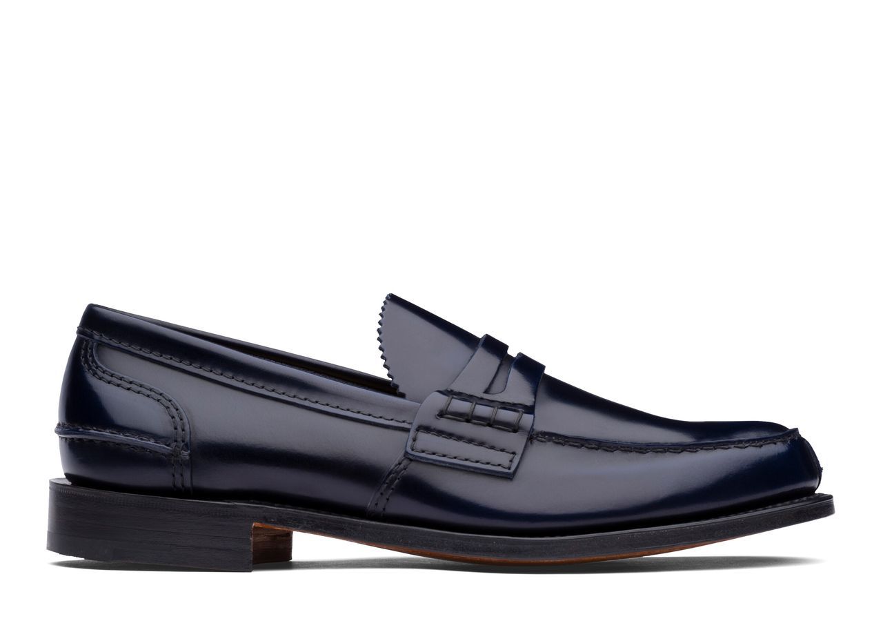 Bookbinder Fumè Penny Loafer Uomo Navy Size 10, 5