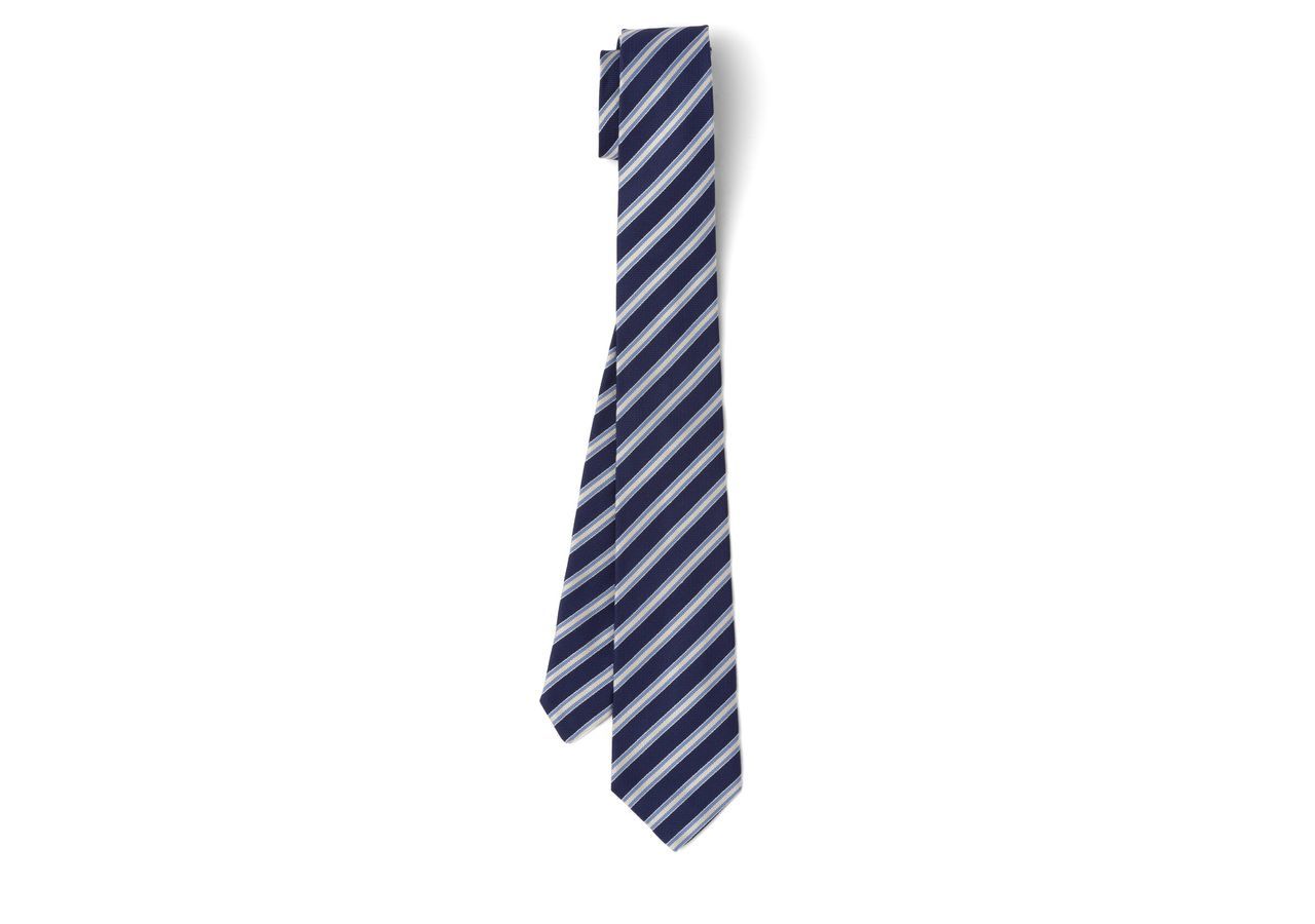 Regimental Tie Uomo Blue/white