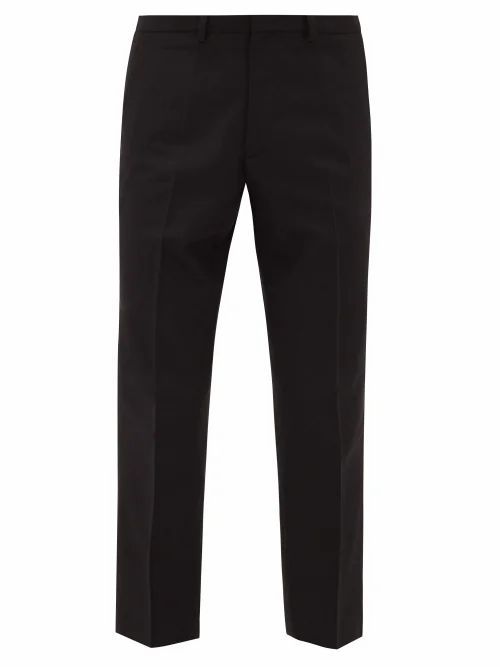 A.P.C. - Foxton Cotton-blend Twill Trousers - Mens - Black