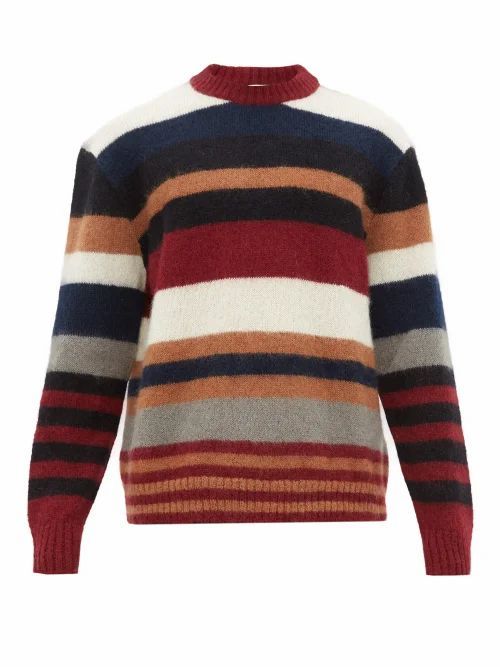 Raey - Striped Wool-blend Sweater - Mens - Multi