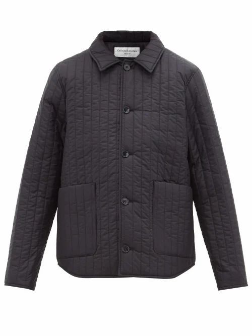 Officine Générale - Theo Quilted-shell Jacket - Mens - Navy