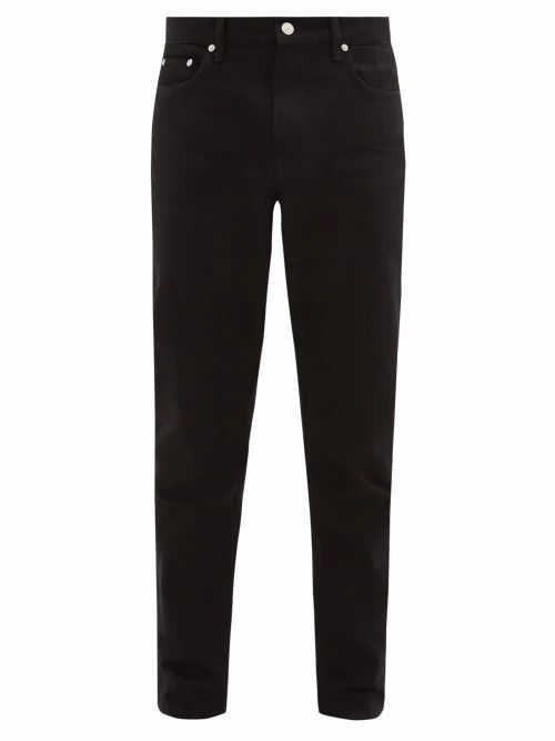 Burberry - Straight-leg Cotton-blend Jeans - Mens - Black