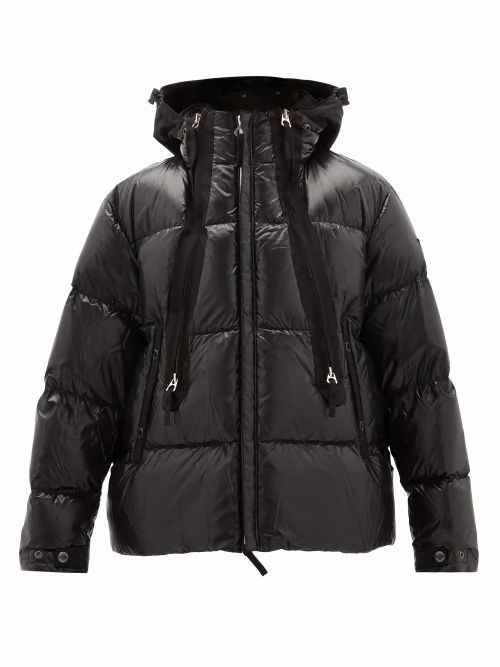 Burberry - Quilted-down Shell Hooded Jacket - Mens - Black