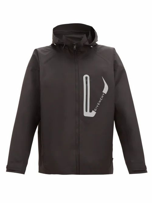 Givenchy - Reflective Logo Windbreaker Jacket - Mens - Black
