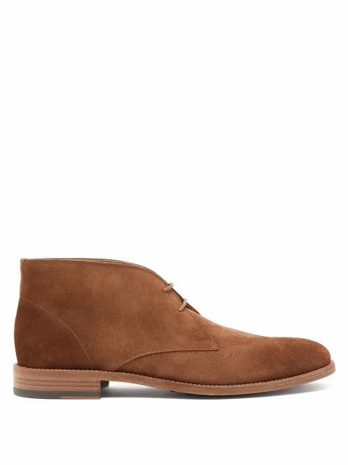 Tod's - Polacco Suede Desert Boots - Mens - Brown