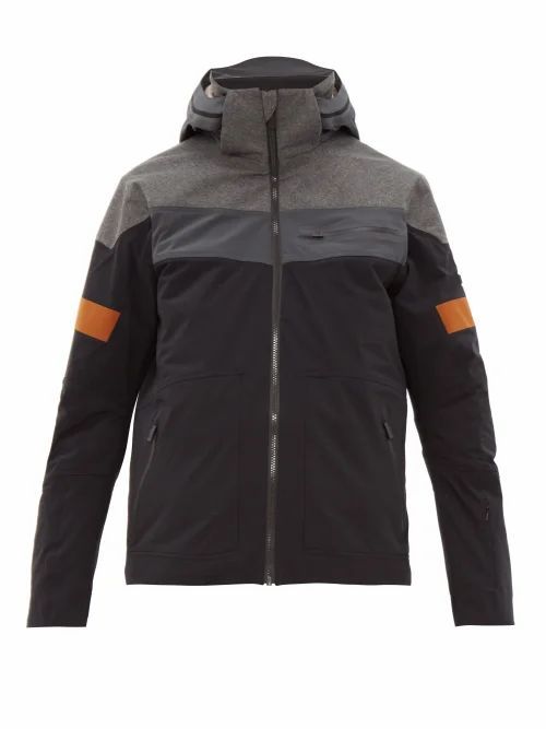 Capranea - Blade Soft-shell Hooded Ski Jacket - Mens - Black