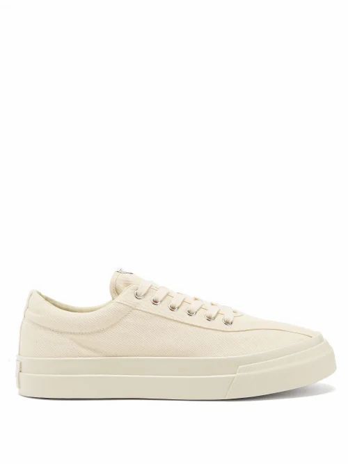 Stepney Workers Club - Dellow Canvas Trainers - Mens - Cream